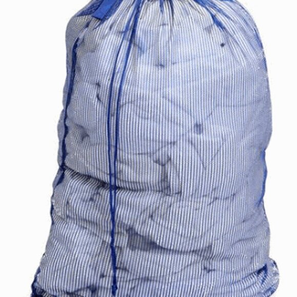 New Heavy Duty Mesh Laundry Bags with Drawstring - Picture 2 of 2
